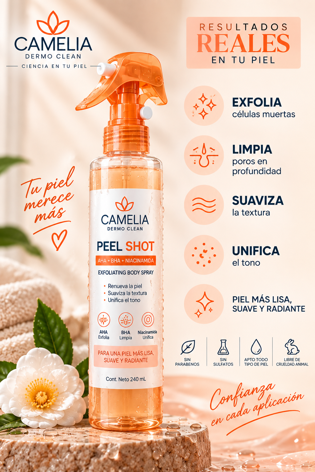 Camelia Dermo Clean peel shot®